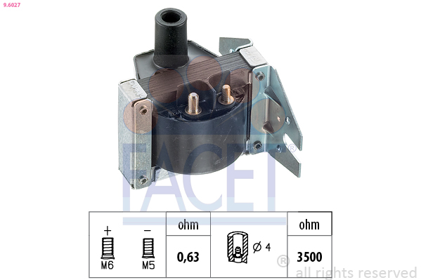 Bobina d'accensione FACET 9.6027