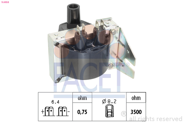 Bobina d'accensione FACET 9.6058