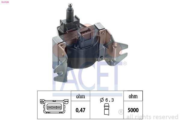 Bobina d'accensione FACET 9.6128