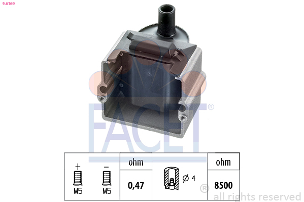 Bobina d'accensione FACET 9.6169