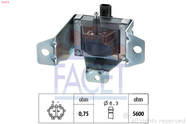 Bobina d'accensione FACET 9.6274