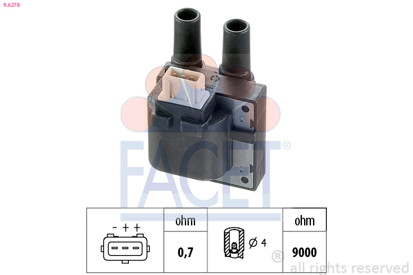 Bobina d'accensione FACET 9.6278
