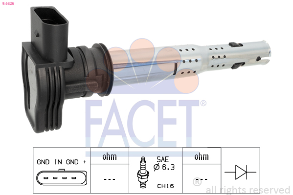 Bobina d'accensione FACET 9.6326