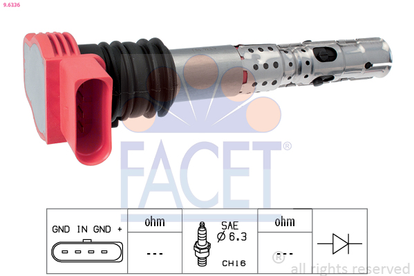 Bobina d'accensione FACET 9.6336