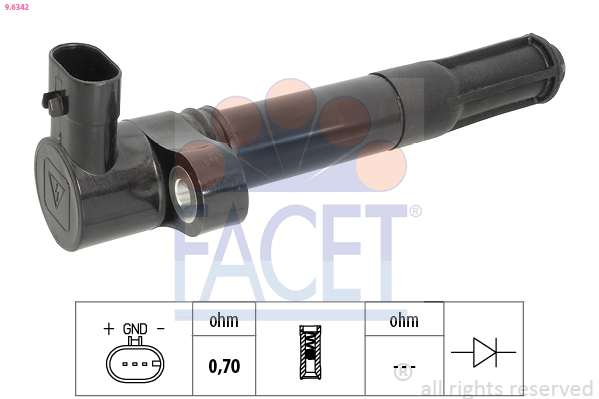Bobina d'accensione FACET 9.6342