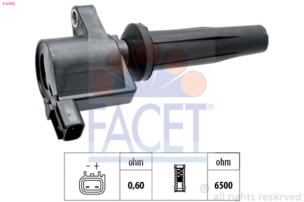 Bobina d'accensione FACET 9.6380