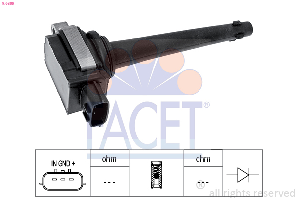 Bobina d'accensione FACET 9.6389