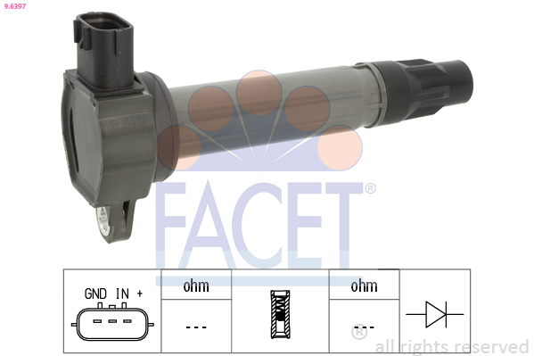 Bobina d'accensione FACET 9.6397