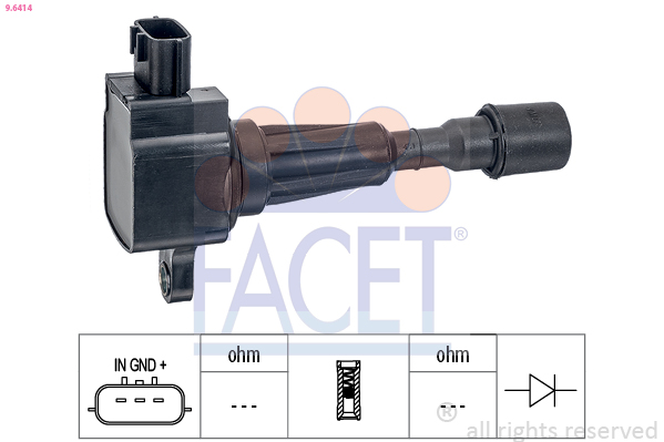 Bobina d'accensione FACET 9.6414