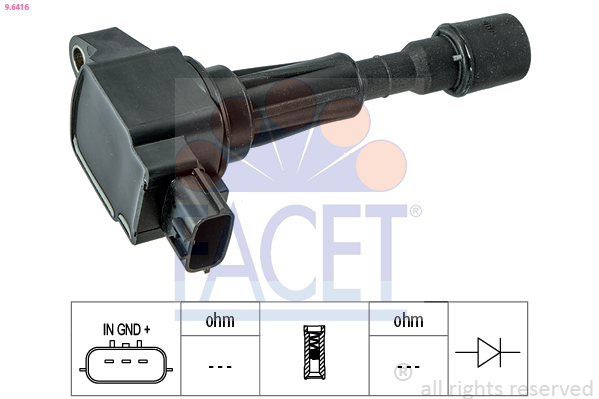 Bobina d'accensione FACET 9.6416