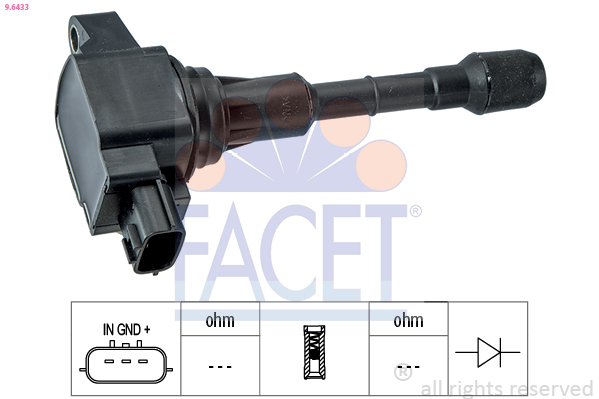 Bobina d'accensione FACET 9.6433