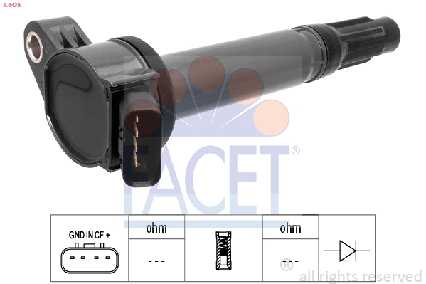 Bobina d'accensione FACET 9.6438