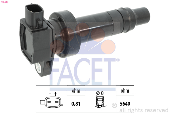 Bobina d'accensione FACET 9.6443