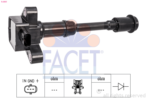 Bobina d'accensione FACET 9.6461