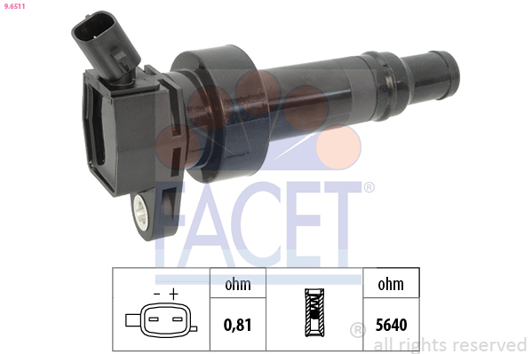 Bobina d'accensione FACET 9.6511