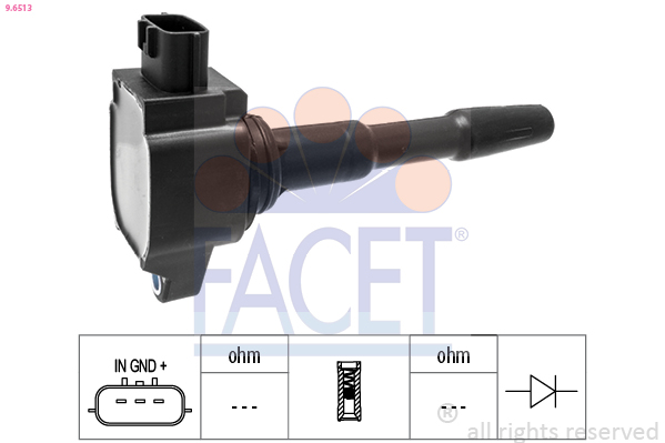Bobina d'accensione FACET 9.6513