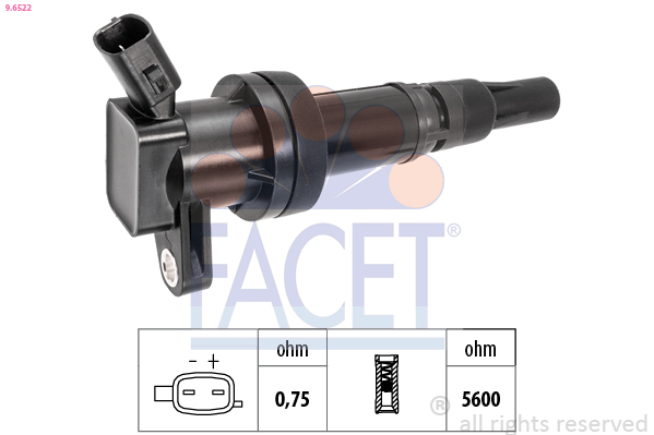 Bobina d'accensione FACET 9.6522