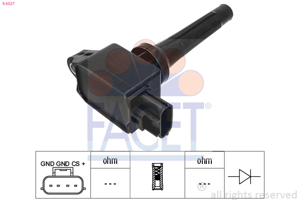 Bobina d'accensione FACET 9.6527