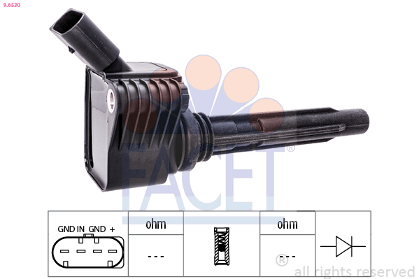 Bobina d'accensione FACET 9.6530