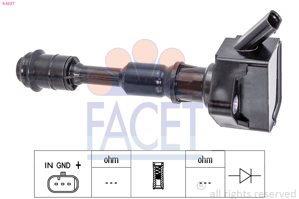 Bobina d'accensione FACET 9.6537