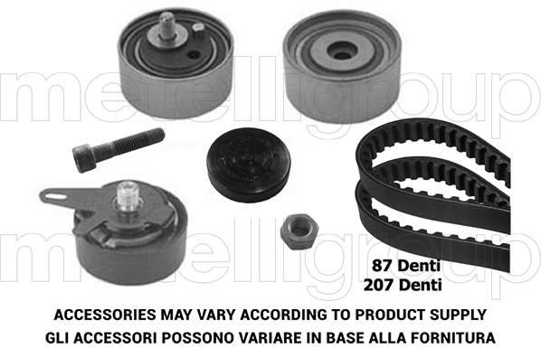 Kit cinghie dentate GRAF TP041