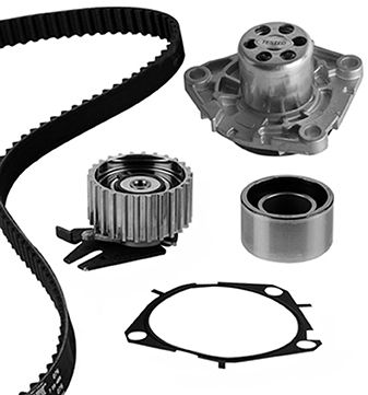 Kit cinghia distribuzione con pompa acqua
