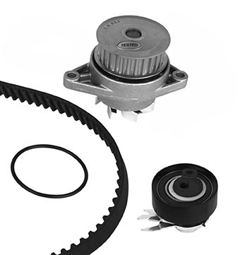 Kit cinghia distribuzione con pompa acqua