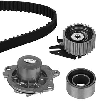 Kit cinghia distribuzione con pompa acqua