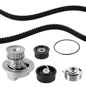 Kit cinghia distribuzione con pompa acqua