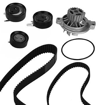 Kit cinghia distribuzione con pompa acqua