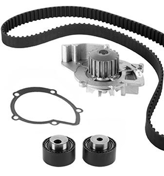 Kit cinghia distribuzione con pompa acqua