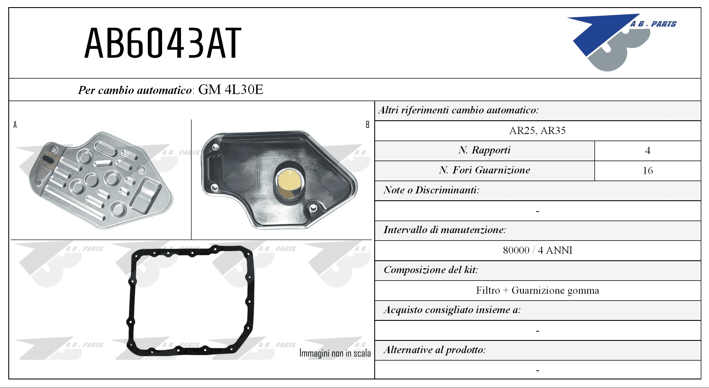FILTRO CAMBIO AUTOMATICO BMW S.3 (E36) 93>