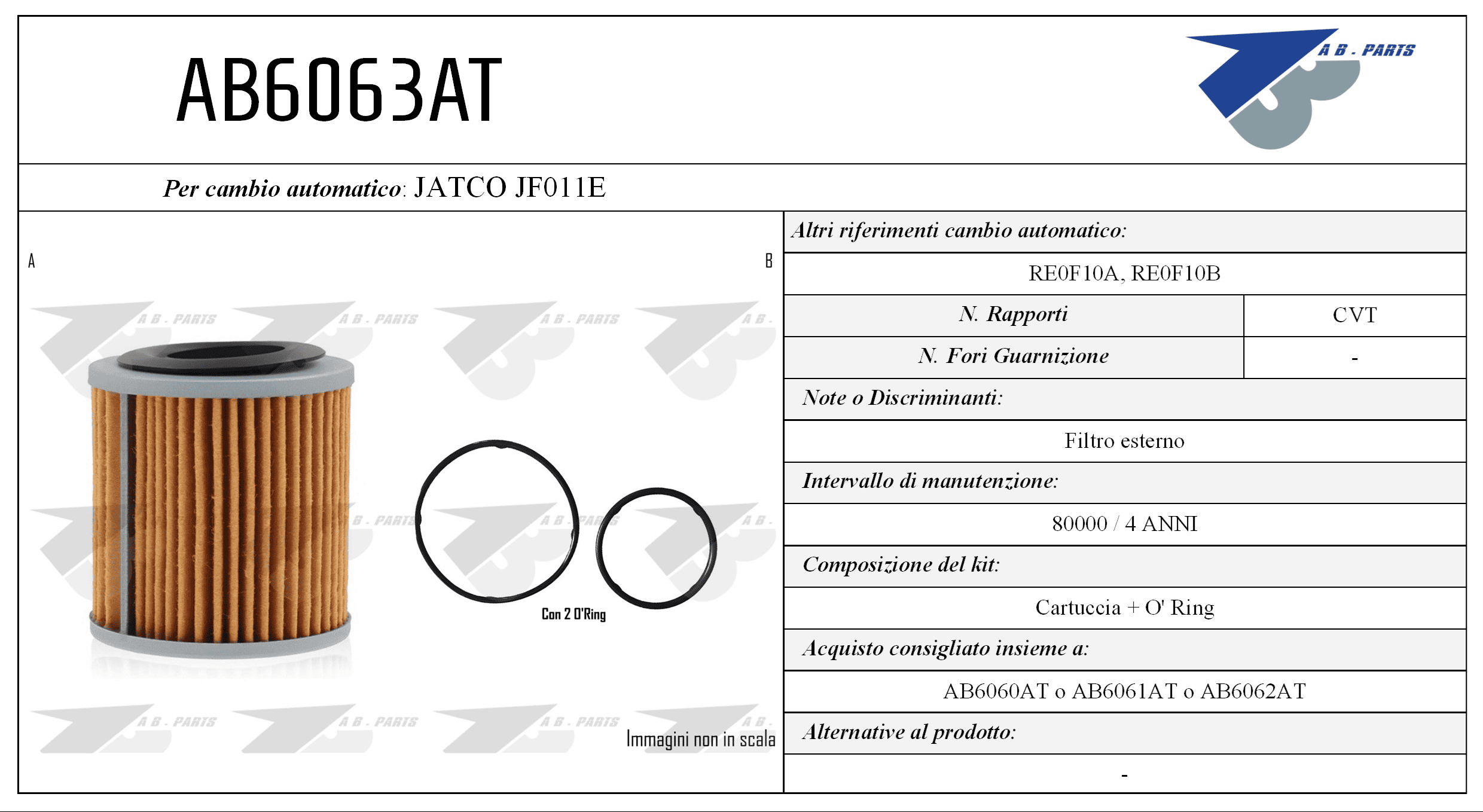 Kit Filtro CAMBIO AUTOMATICO ASX 1.8 10>