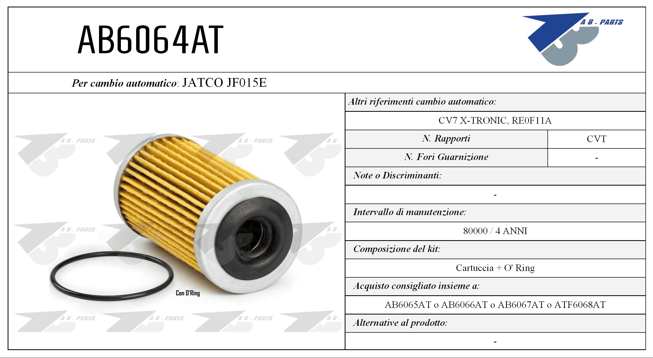 FILTRO CAMBIO AUTOMATICO JUKE 1.6 10>