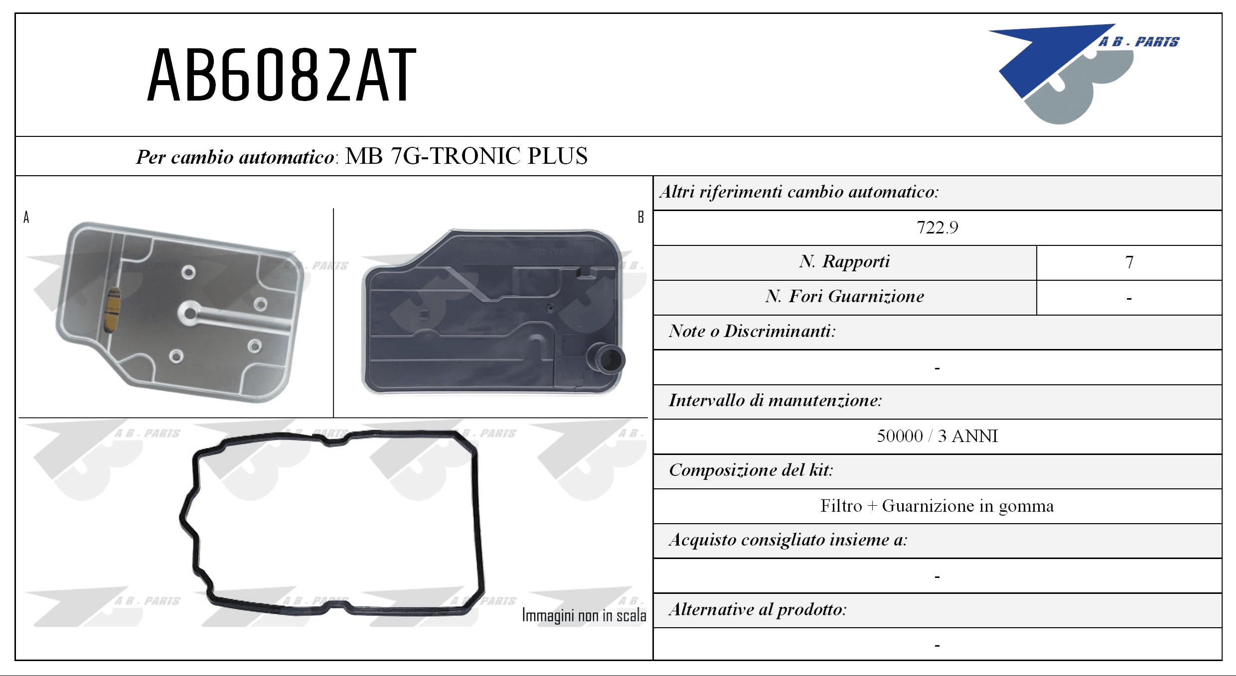 FILTRO CAMBIO AUTOMATICO MCD C W203 00>
