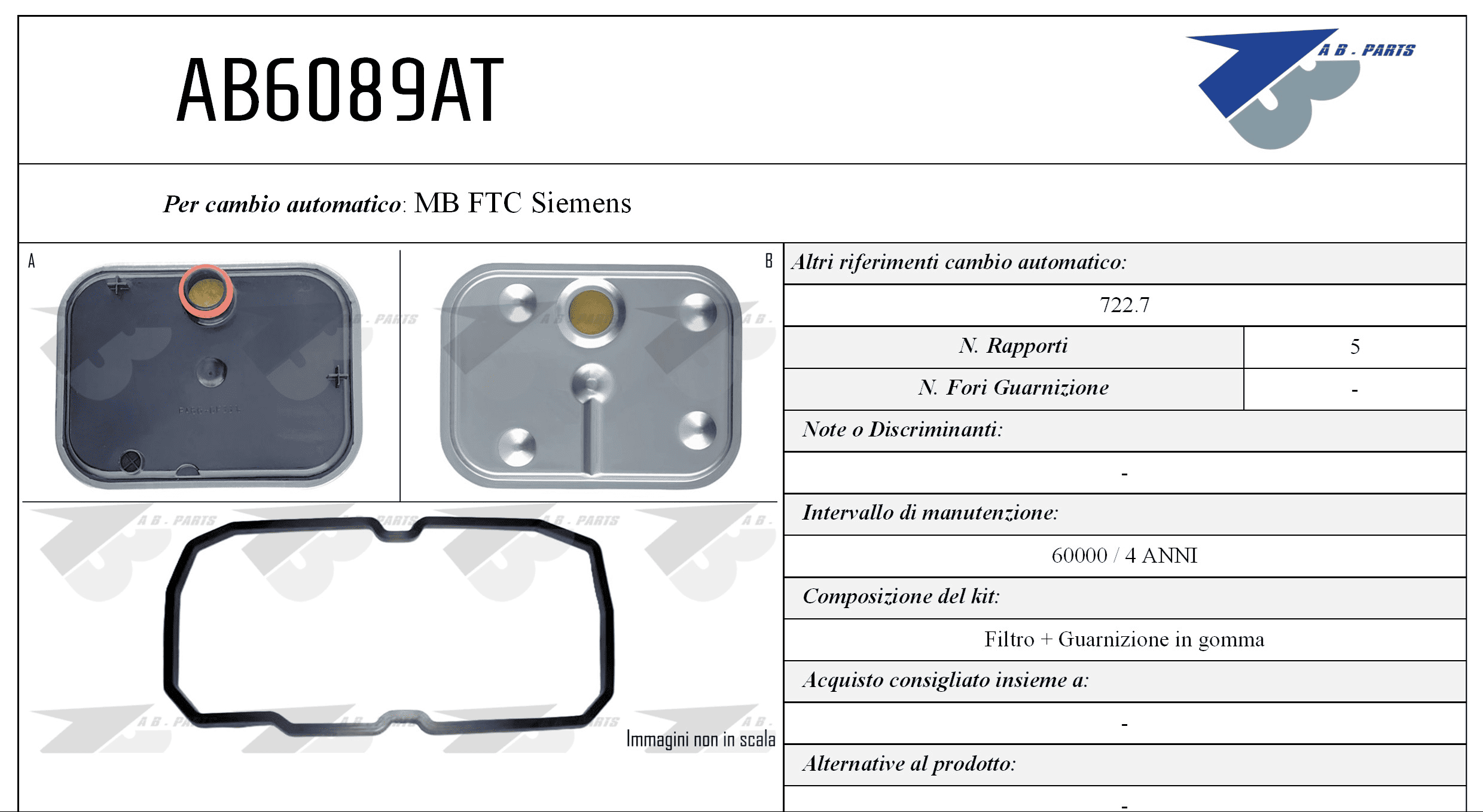 Coppa Olio CAMBIO AUTOMATICO MCD A W168 01>