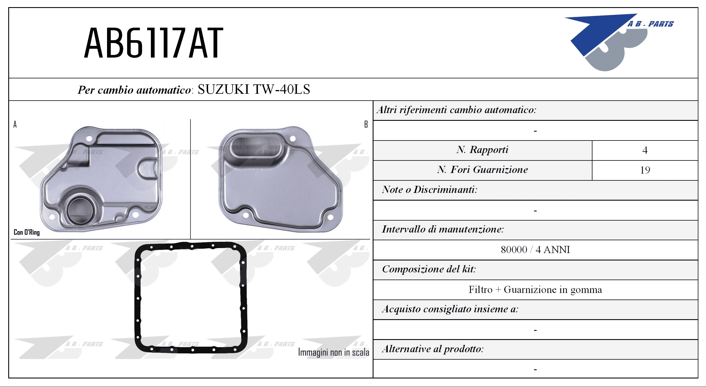 FILTRO CAMBIO AUTOMATICO JIMNY 1.5 18>