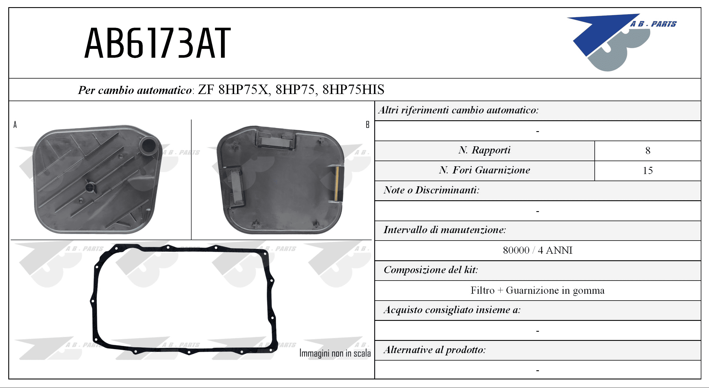 Coppa Olio CAMBIO AUTOMATICO BMW X5 F15 14>