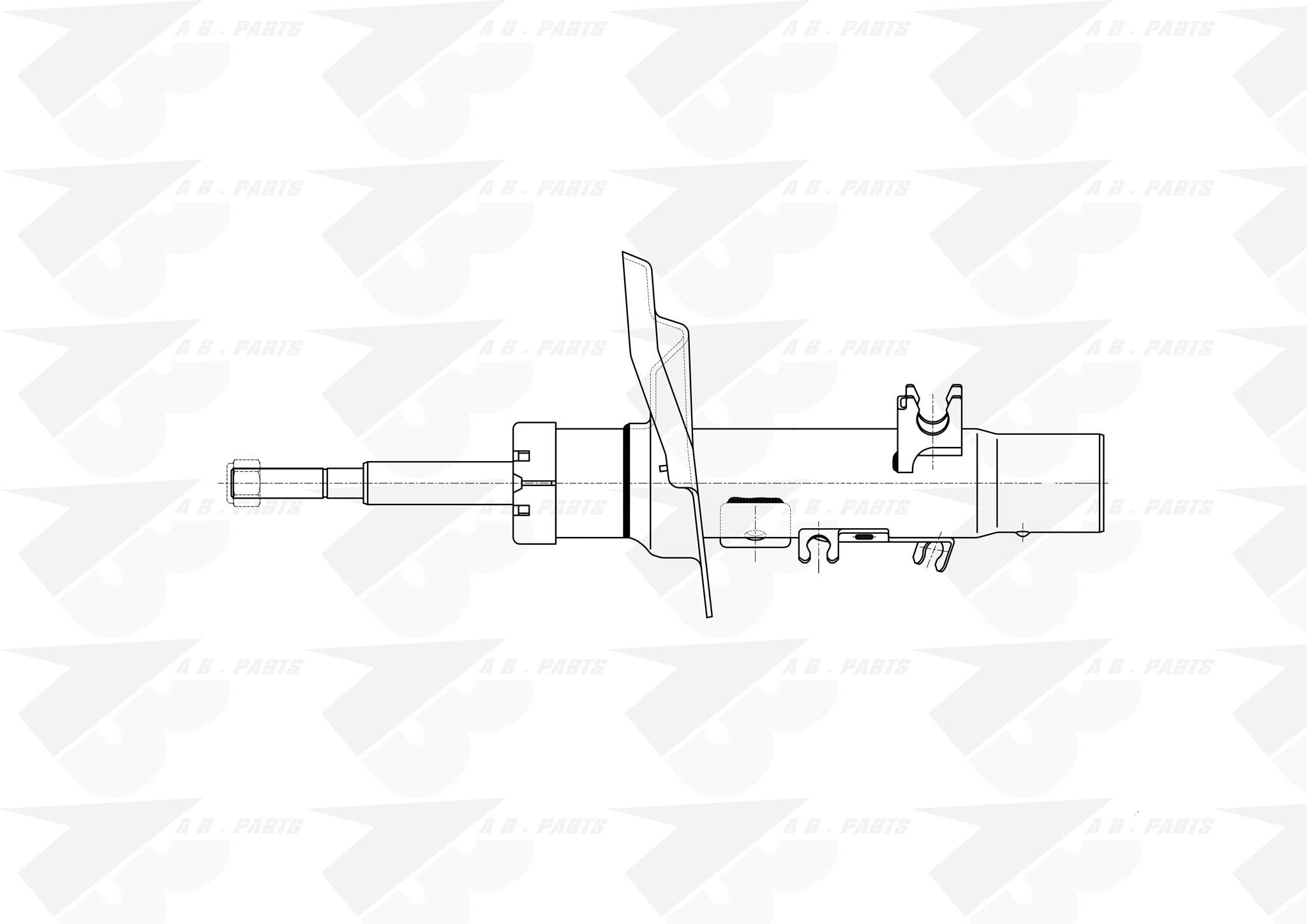 AMMORTIZZATORE Ant. Dx PSA 208 diam. 51 12>