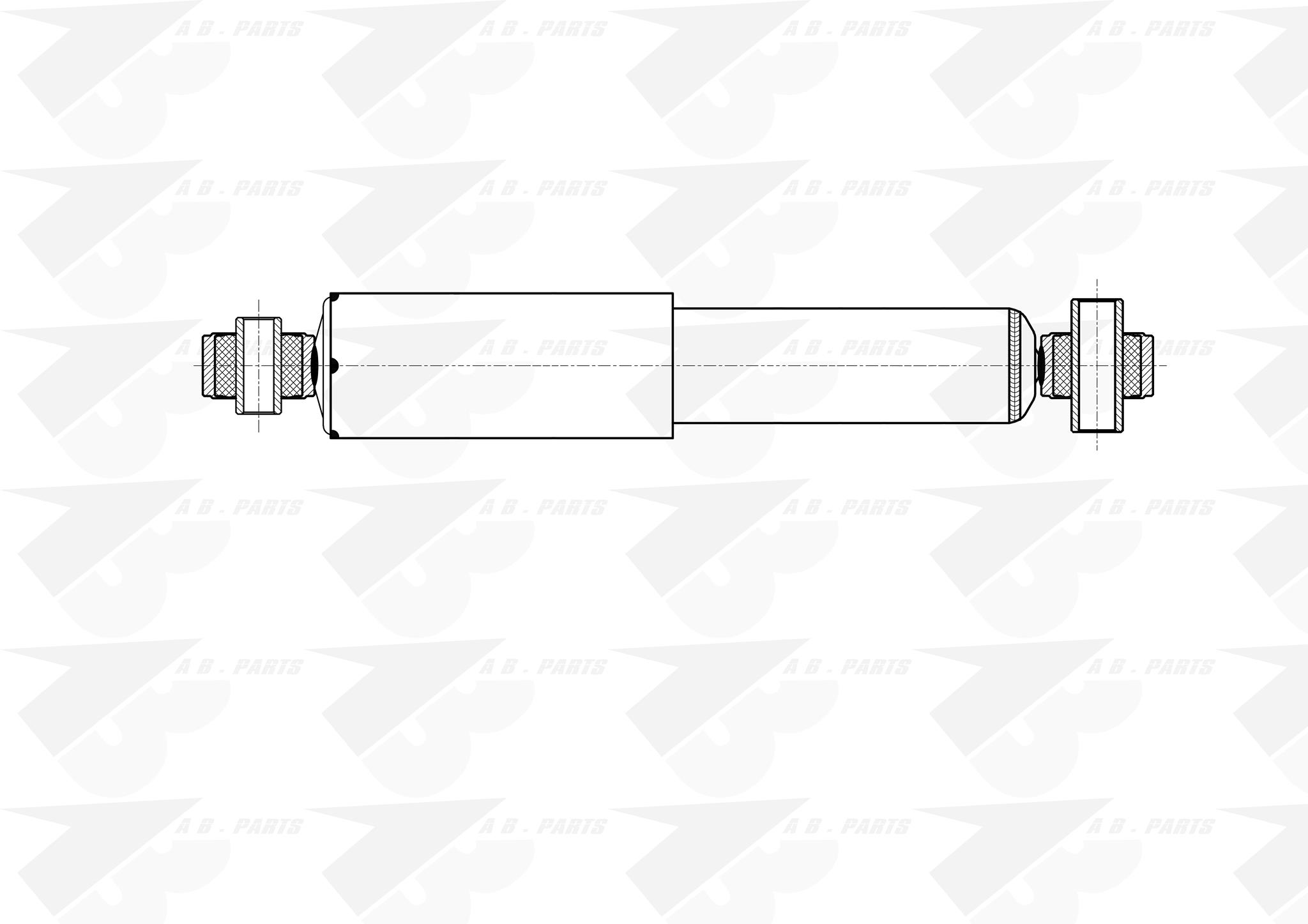 AMMORTIZZATORE Post. PANDA 4x4 03>