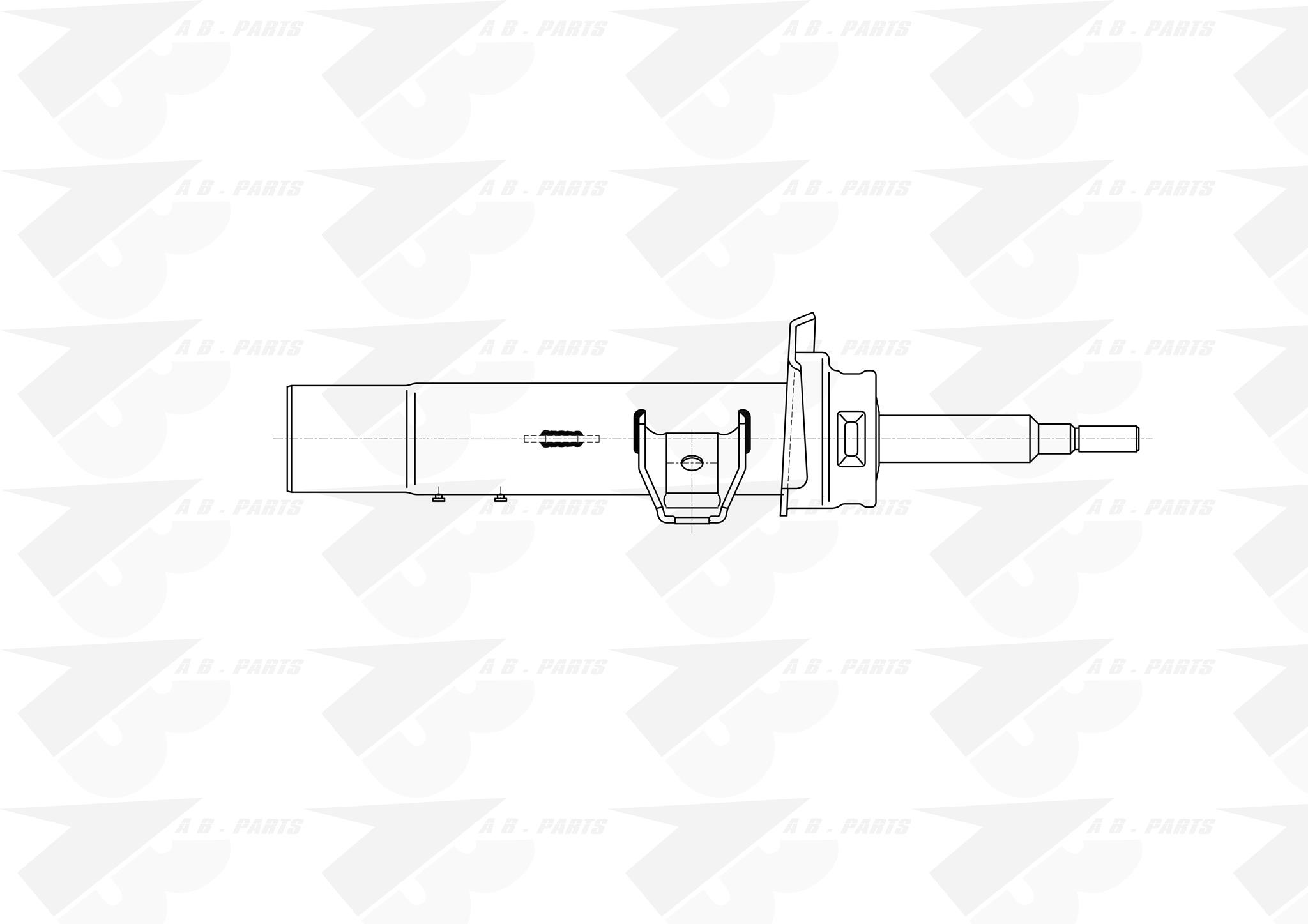 AMMORTIZZATORE Ant. Sx BMW S.1 (E87) 04>