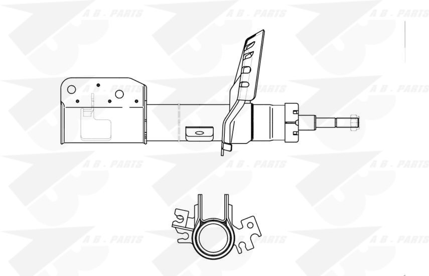 AMMORTIZZATORE Ant. Dx SCUDO 07>