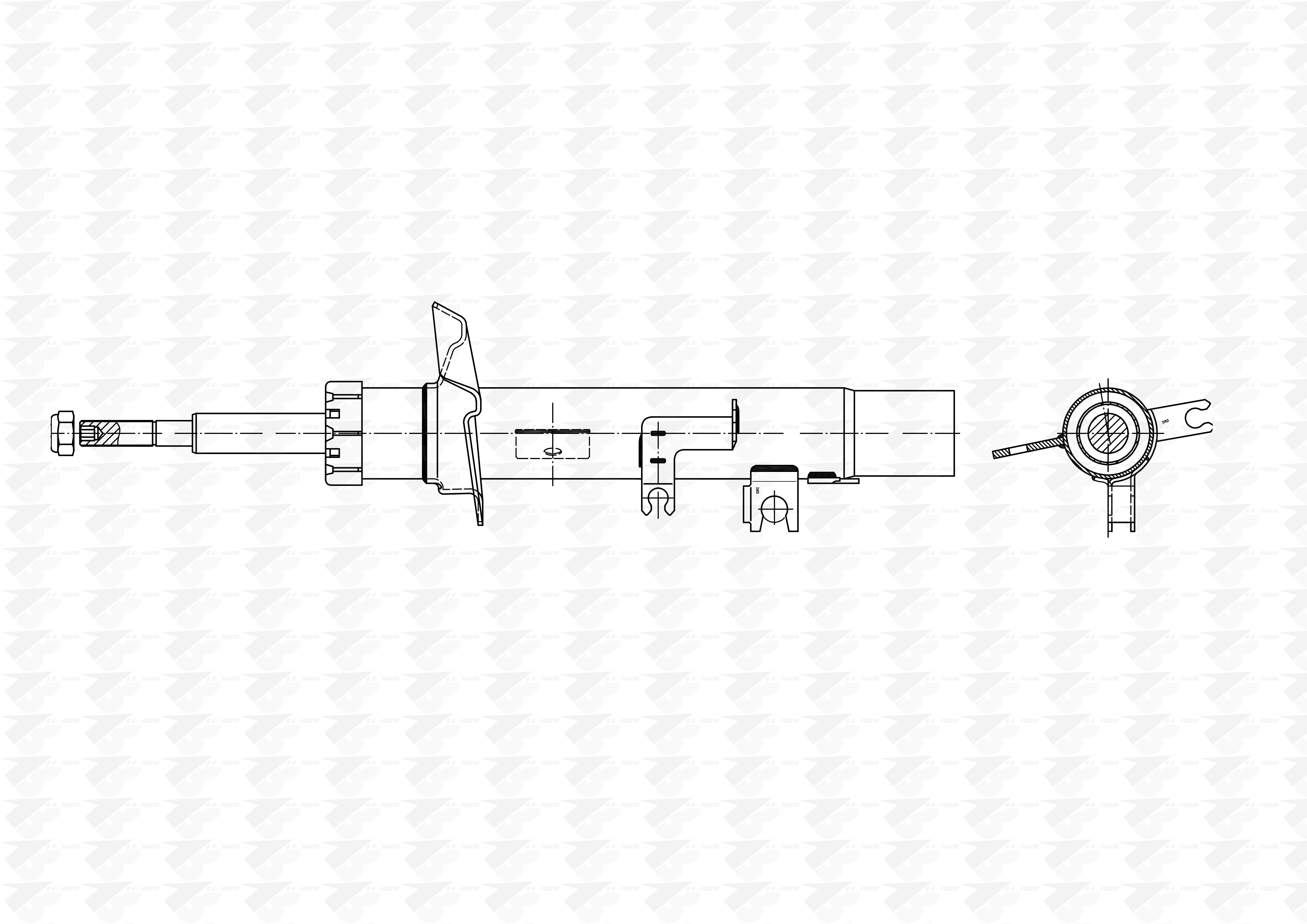 AMMORTIZZATORE Ant. Dx PSA C3 02>