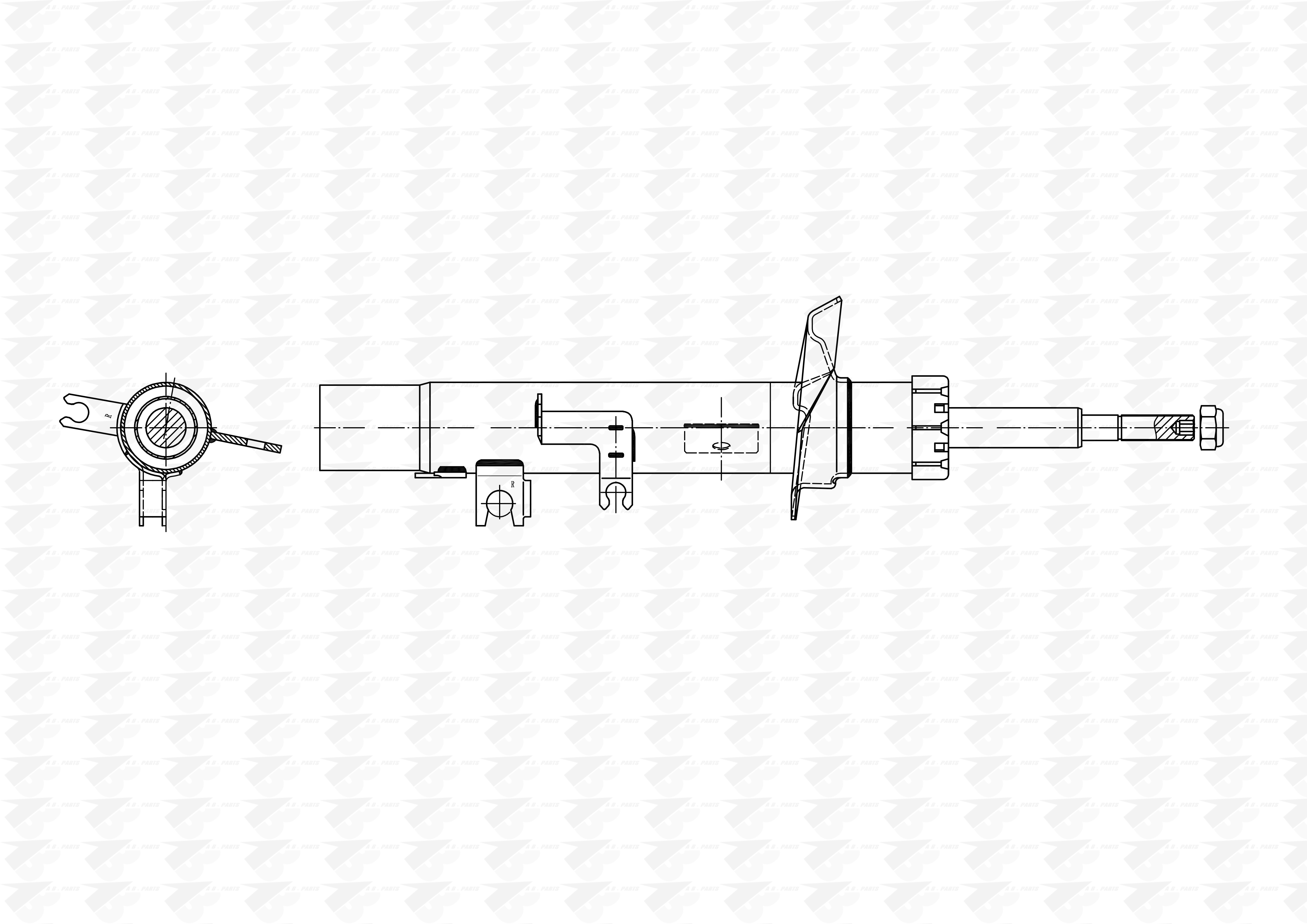 AMMORTIZZATORE Ant. Sx PSA C3 02>