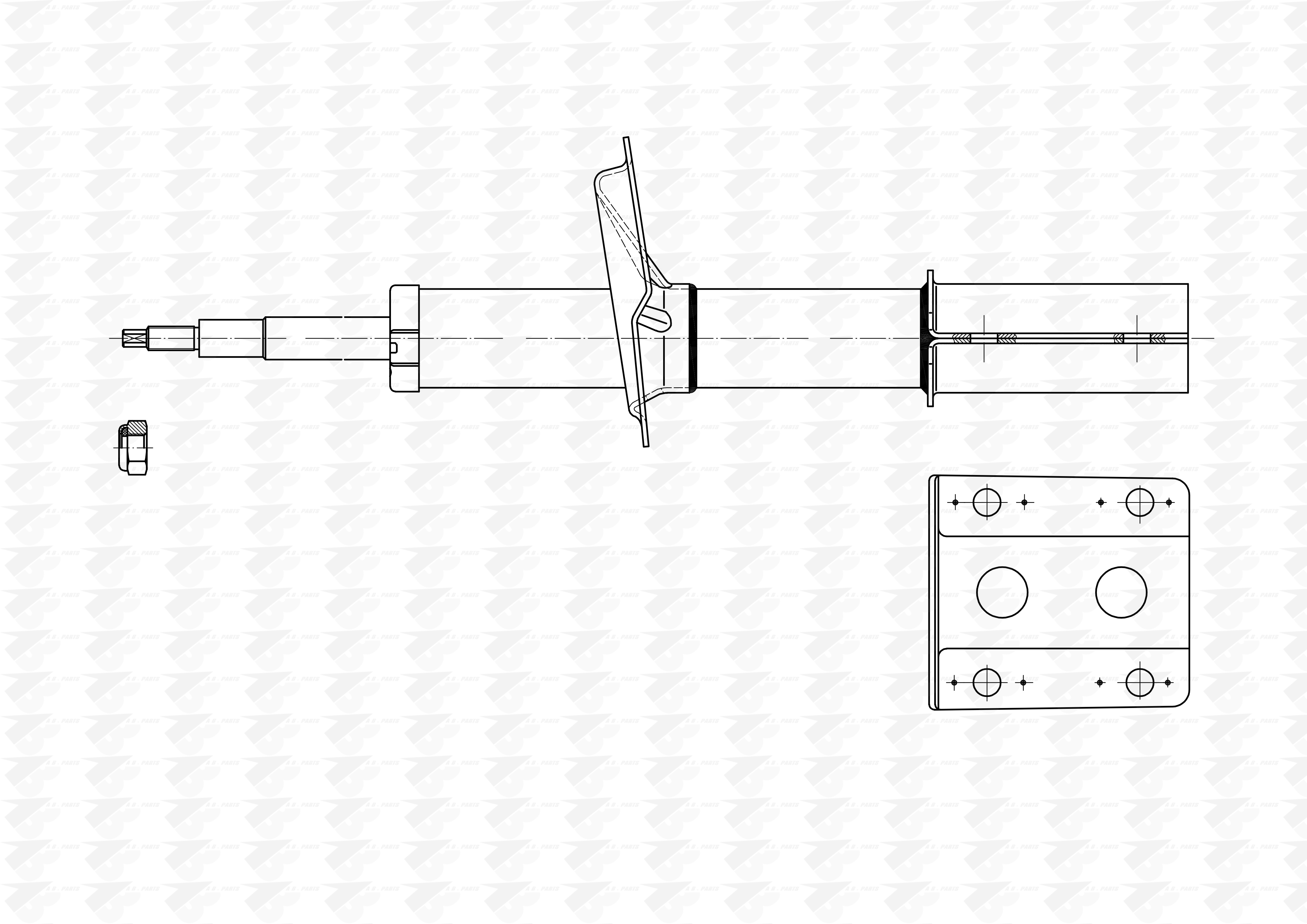 AMMORTIZZATORE Ant. BOXER 2.5TDi 97>