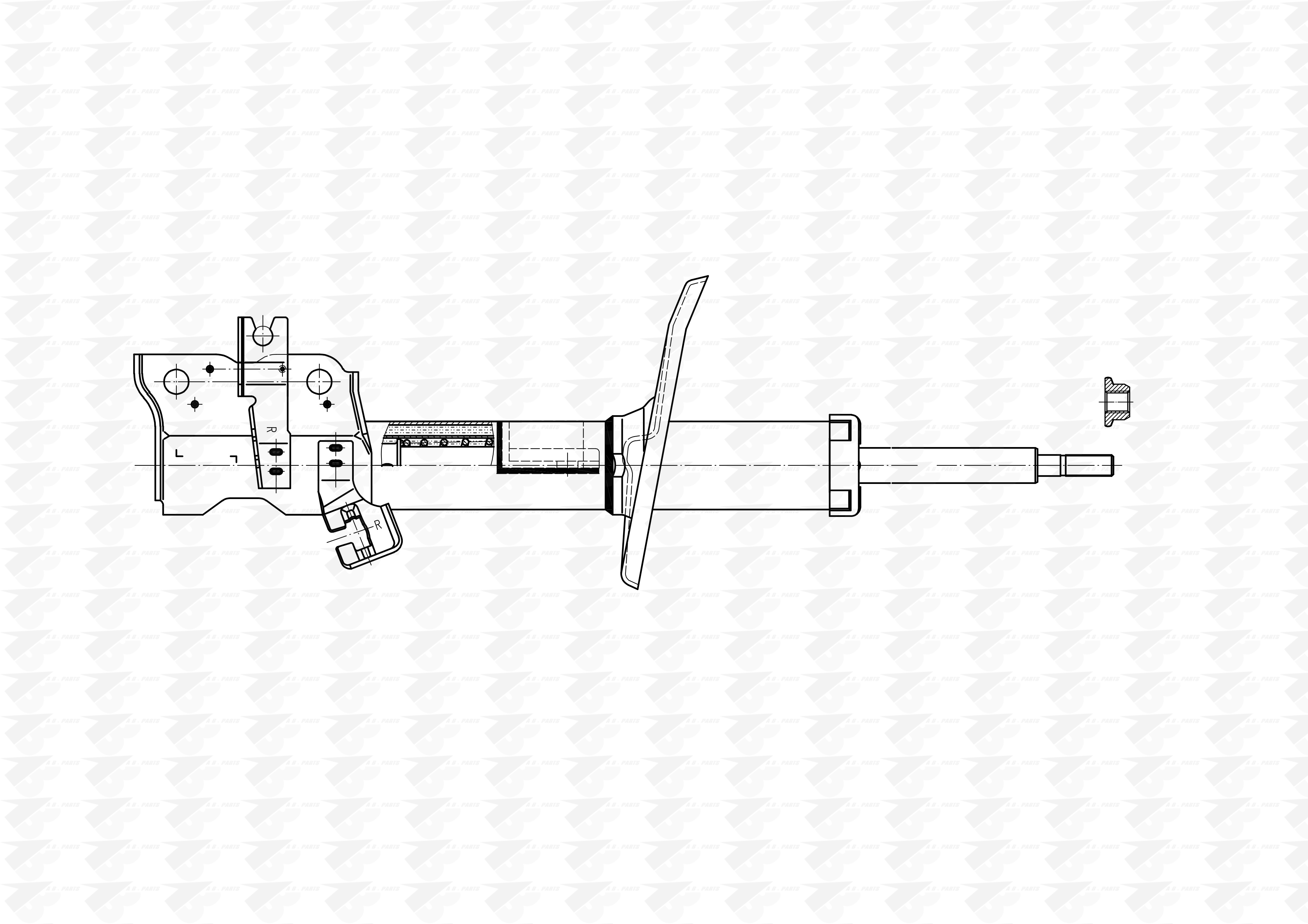 AMMORTIZZATORE Ant. Dx QASHQAI 1.5dCi 07>