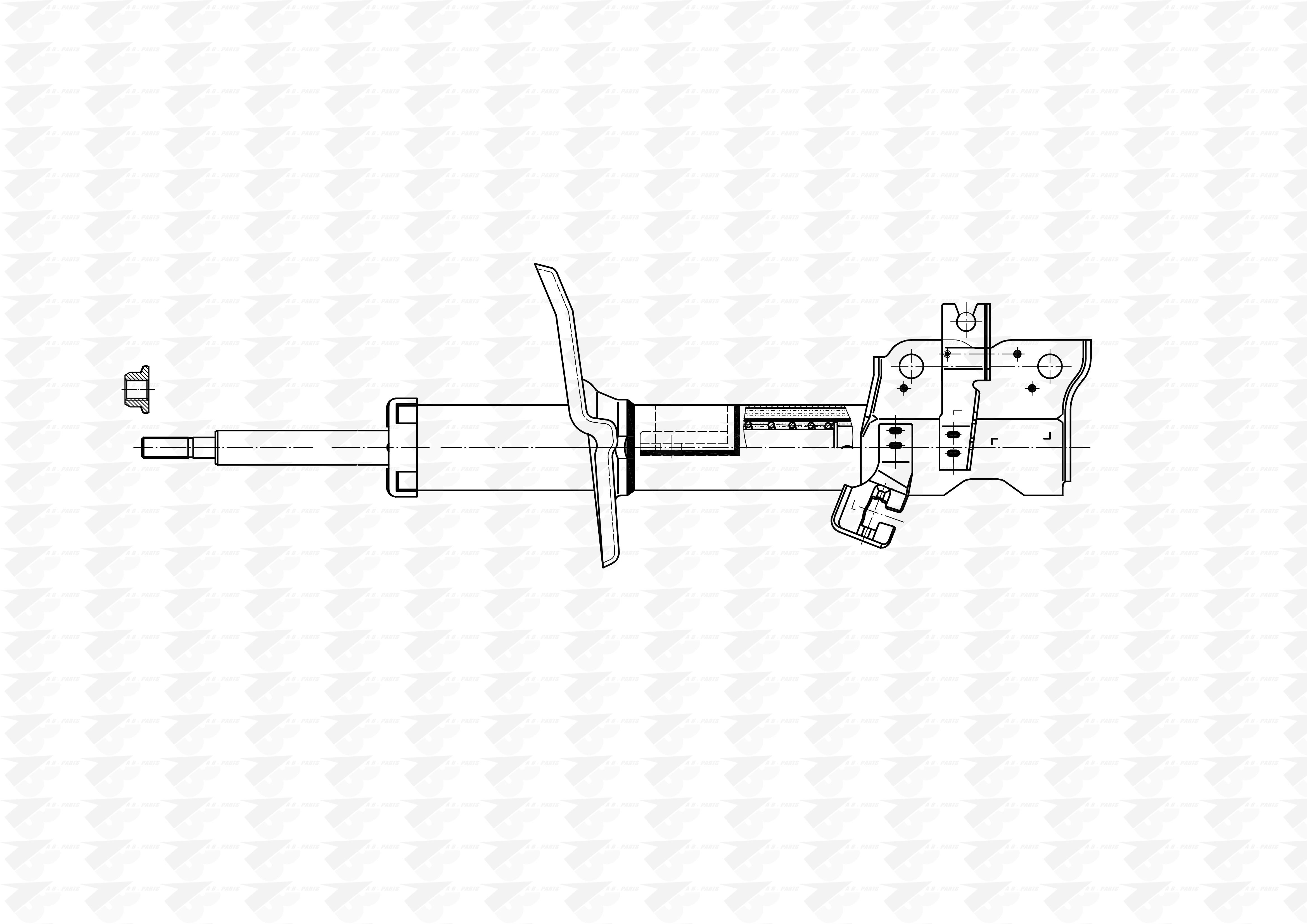 AMMORTIZZATORE Ant. Sx QASHQAI 1.5dCi 07>