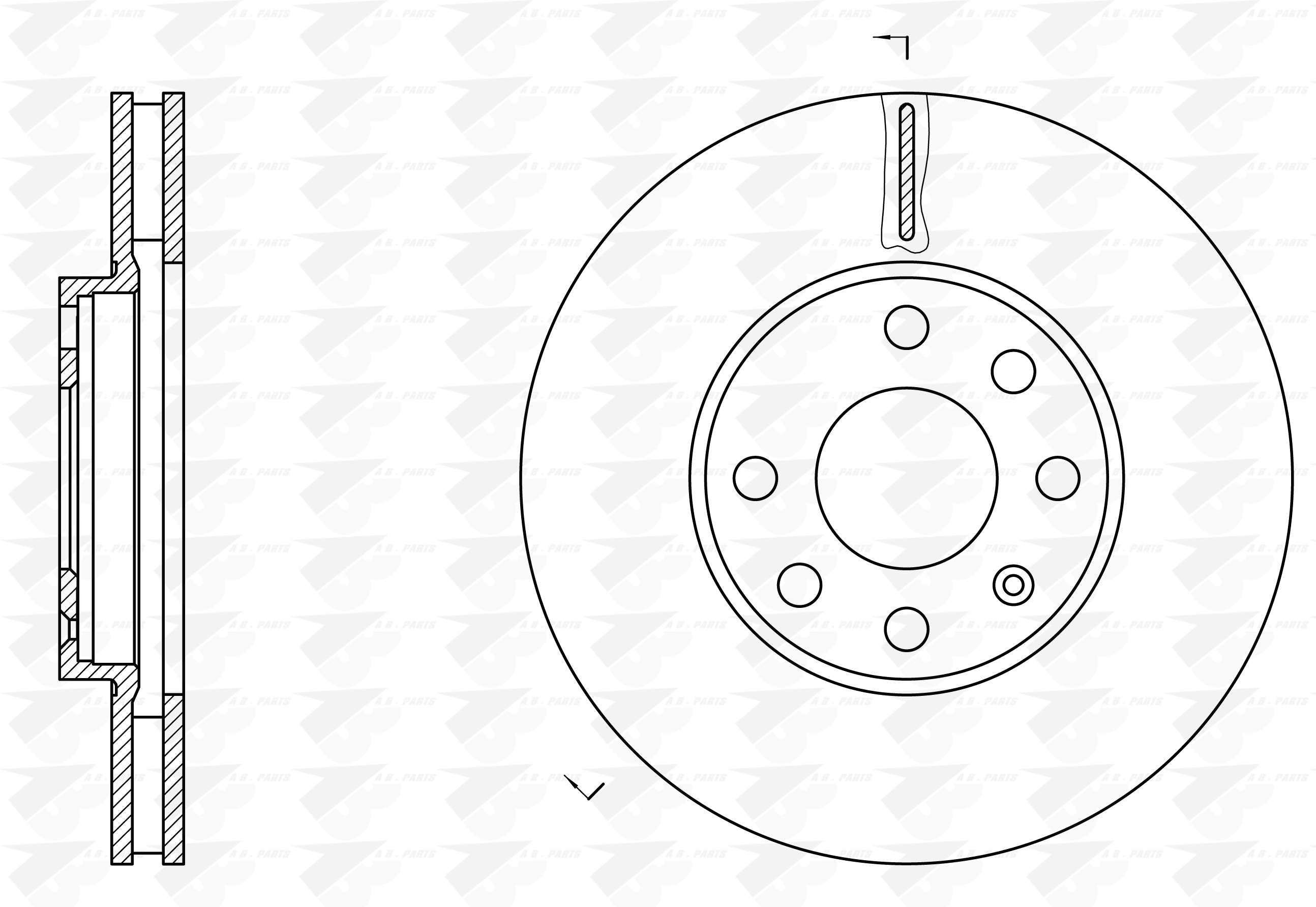 DISCHI FRENO Ant. ASTRA G 1.6 98>
