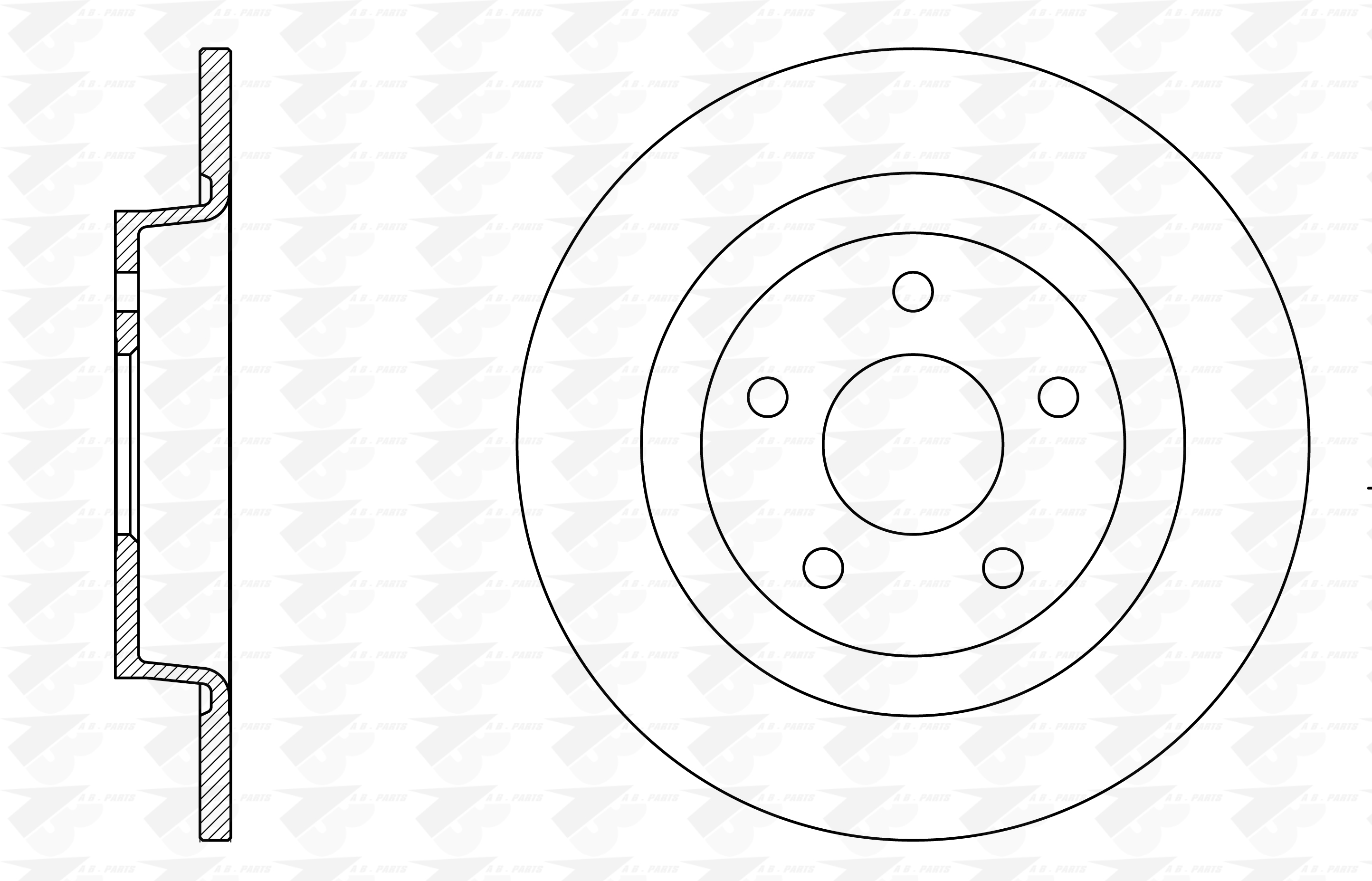 DISCHI FRENO Post. FOCUS 2.0TDCi 04>