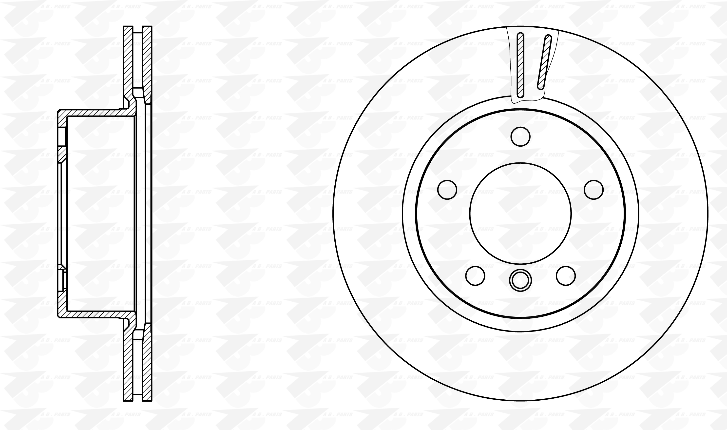 DISCHI FRENO Ant. BMW S.3 (E90) 318d 05>